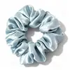 Scrunchies de satín de alta gama al por mayor de fábrica, nuevas ligas para coleta de seda estilo europeo y americano, accesorios para el cabello para mujer