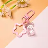 Llavero de oso estrella de cinco puntas ins, colgante de oreja colorido de estrella acrílica, decoración de bolso, accesorios de cuentas al por mayor