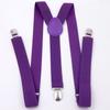 Suspensórios Vermelhos Britânicos, Unissex, Suspensórios Versáteis de 2,5cm, Suspensórios em Forma de Y, Suspensórios Elásticos, Retrô