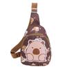 Bolsa Infantil Nova Primavera 2025 Desenho Animado Tecido de Nylon Ombro Transversal Peito Multifuncional Bolsa de Armazenamento para Bebê