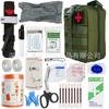 Embalaje de Primeros Auxilios para Exterior Juego de Herramientas de Supervivencia Almacenamiento Salvaje Kit de Emergencia Suministros Tácticos de Campo Multifuncionales para Primeros Auxilios