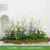 Césped Artificial Hy-Ar7/Hy-Cq7 Paisajismo Plantas Verdes para Exhibición en Ventana Arreglo Fotográfico Escenario de Jardín Musgo Flores Artificiales