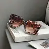 Gafas de Sol con Estampado de Leopardo de Moda Transfronterizas Europeas y Americanas para Mujer, Gafas de Sol con Protección Solar Simples y a la Moda, Gafas de Sol Nuevas con Montura Cuadrada Grande
