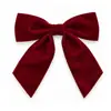 Laço grande de fita de veludo dourada de 15 cm, ornamento de árvore de Natal DIY feito à mão, decoração de caixa de presente, acessório