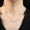 Fujian y Guangdong Joyería Internacional Cadena de Ciervo de Plata 925 Cadena para Clavícula de Mujer Colgante Accesorios Personalizados Versátiles Regalo de Cumpleaños