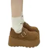 Zapatos Birkenstock de Suela Gruesa Retro de Nuevo Estilo para Mujer, Aumento de Altura Pequeño de 6 cm, Mocasines Versátiles Retro Otoño 2025