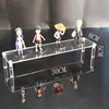 Soporte de Exhibición Acrílico, Soporte Escalera para Figuras, Adorno de Escritorio para Muñecas Pop Mart, Soporte Transparente para Exhibición de Postres y Joyería