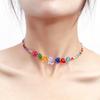 Europeu e Americano Cross-border Jóias Boêmio Cor Mista Bead Colorido Amor Urso Colar Pulseira Set Cartoon Mulheres