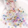 Cuentas Planas de Vidrio de Nube Coloridas de Alta Calidad para Accesorios Hechos a Mano DIY Cadena para la Mano Cuentas para Collar Cadena de Teléfono Móvil Paquete de Materiales para Joyería