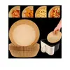 Fabricante de papel para freidora de aire, papel para envolver hamburguesas absorbente de grasa, papel tejido a prueba de aceite, tazón desechable al por mayor