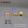 Arte de Uñas Rotatorio DIY Accesorios para el Cabello Anillo Joyería 4*5mm 8*10 Rodamientos de Micro Joyería Recubiertos de Cobre Antioxidante