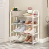 Sapateira Simples Personalizada de Múltiplas Camadas para Entrada de Casa, Quarto de Dormitório, Pequeno Armário de Sapatos para Quarto e Sala de Estar, Modelo Novo de Plástico de Chão