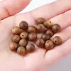 Cuentas Redondas de Madera de Aloeswood Qinan Natural Cuentas Sueltas Cuentas de Madera de Aloeswood de Hainan Accesorios para Cuerdas de Mano DIY Venta al por Mayor