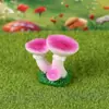 Paisajismo Forestal Micro-Paisaje Adornos de Hongos Artificiales Manualidades de Resina DIY Decoraciones de Jardinería para Suculentas y Bonsáis