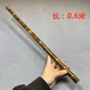 Bengala de Caminhada Sólida de Bambu Feita à Mão, Bastão de Yoga, Bastão de Bambu Dourado Polido, Bastão de Artes Marciais, Bastão de Caminhada