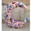 Arte Floral Creativo en Forma de Luna y Decoración para Puntos Fotográficos de Redes Sociales, Accesorios Personalizados para Lugares Populares de Check-In