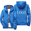Jaqueta Masculina Plus Size Transfronteiriça Primavera e Outono ao Ar Livre Casual com Capuz Corta-vento Estilo Coreano Casaco Fino com Capuz