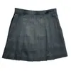 Uniforme Ortodoxo de Verano JK Falda de Cintura Alta Estilo Japonés Falda Plisada a Cuadros Traje Completo de Camisa Plisada Acordeón