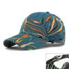 Gorra de Béisbol Estilo Étnico Estampado de Primavera y Otoño para Mujer Gorra de Mezclilla Lavada Protector Solar para Exterior para Mujer Sombrero de Sol de Moda para Mujer