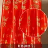 Nueva Tela Estampada en Dorado, Tela Roja con Diseños de Dragón y Fénix, Tela de Seda para Manteles, Caminos de Mesa, Capas, Tela Roja para Envolver, y Bolsas para Dulces de Boda