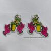 Personalização de pingente de dupla face em PVC Personalização de pingente de tensão em PVC Molde de pingente com borda espessada Abertura Personalização de tensão