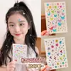 Pegatinas de Pintura Facial de Nuevo Estilo con Pedrería de Cristal y Mariposas 3D para Maquillaje de Dulce Presentación Escénica y Decoraciones para las Esquinas de los Ojos