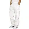 Pantalones Deportivos y Casuales Nuevos Transfronterizos 2022 con Leggings de Terciopelo, Pantalones de Peto Sueltos para Hombre con Bolsillos Múltiples y Cordón