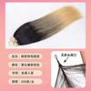Pintura de Paris tingida cor degradê pena cabelo novo três gerações de não dobrável pena cabelo cabelo cabelo cabelo cabelo cabelo cabelo cabelo cabelo cabelo cabeça inteira