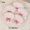 Decoração de bolo escrevível com espaço em branco para saudações escritas à mão, cartão de felicitações, laço, placa escrevível, inserção para mesa de sobremesas