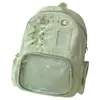 Mochila escolar fresca y dulce versión coreana 2026 para niñas, mochila linda con forma de estrella para niñas de secundaria y preparatoria, bolso ligero de doble hombro