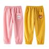 Pantalones de Invierno para Niños a Prueba de Suciedad Casual Deportivos de Algodón Pantalones con Cordón Pantalones de Pana Pantalones Bombachos para Bebé