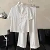 2026 Nuevo Conjunto de Pijama Festivo Rojo de Manga Corta con Estampado de Estrellas de Seda de Hielo para Mujer, Pantalones Largos Primavera/Verano, Conjunto de Ropa para el Hogar para Recién Casados