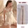 Lencería pura para mujer, perspectiva sexy, tentación, entrepierna libre, traje de pasión caliente, pijama con lazo y pecho pequeño.