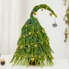Árbol de Navidad Popular Transfronterizo Temu, Árbol Verde Brillante, Árbol Artificial Pequeño, Árbol Torcido, Planta Verde, Árbol de Ciruelo, Árbol Pequeño para Manualidades