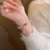 Pulsera de cristal de dibujos animados lindos estilo coreano para mujer, pulsera versátil con temperamento estudiantil, regalo, accesorios para novias y hermanas