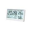 Nuevo Modelo de Reloj Electrónico de Temperatura y Humedad para Uso Doméstico con Pantalla Grande de Calendario, Montaje en Pared o Escritorio, Potente Despertador con Luz Nocturna