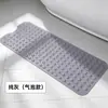 Alfombrilla antideslizante para baño, alfombrilla de ventosa de PVC para bañera de baño, masaje de pies, diseño hueco para drenaje, previene caídas