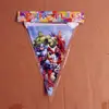 Conjunto de Festa Infantil de Aniversário dos Vingadores Bandeirola Copo de Papel Prato de Papel Máscara Conjunto de Louça de Mesa para Festa