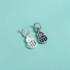 Prata Esterlina S925 Novos Acessórios Estilo Chinês Pingente Ruyi Ábaco Cabaça Pulseira de Corda Feita à Mão DIY Pingente de Pulseira