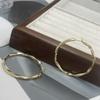 Estilo Metal Retrô Design Simples Sentido de Orelha Personalidade Versátil Estilo Frio Elegante Leve Luxo Alto Padrão Sentido Brincos