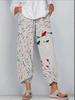 Moda Nueva Primavera 2024 Amazon Ebay Transfronterizo Casual Urbano Ropa de Mujer Pantalones Casuales Estampados Digitalmente en 3D