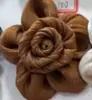 5,5CM Temperamento coreano textura plissada flor torcida novos acessórios flor feita à mão para DIY sapatos acessórios decorativos para roupas