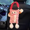 Caja de Pañuelos para Coche, Muñeca Linda, Manos y Pies, Bolsa Colgante para Pañuelos de Coche, Caja de Pañuelos de Caja de Reposabrazos para Coche de Alta Gama y Práctica