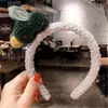 Promoción de Bajo Precio Diadema de Cabeza de Conejo de Dibujos Animados DIY Accesorios para el Cabello para Lavado Facial de Niños Linda y Sencilla Diadema de Peluche Pasador