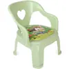 Silla doméstica duradera con respaldo, taburete lindo, silla chirriante especial para niños, silla chirriante para bebé de fábrica de comercio exterior
