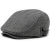 Chapéu Transfronteiriço Masculino Outono e Inverno Gorro Quente Boina Retrô Britânica Chapéu Frontal para Meia-Idade e Idosos Dad Cap
