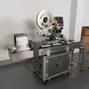 Máquina etiquetadora de paginación totalmente automática, máquina aplicadora de película templada para pantalla de teléfono móvil, máquina etiquetadora plana de alta precisión para bolsa de papel de aluminio para tapa de botella