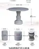 Mesa de pedra banquinho de pedra pátio jardim villa mesa redonda de mármore mesa de granito antiga um conjunto de utensílios