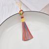 Borla Pequeña de 7 cm Colgantes de Borla Cuentas de Transferencia Anillos de Colores Accesorios para Marcapáginas Ropa Pendientes Fabricante de Borlas para Bricolaje Venta al por Mayor