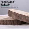 Estante de Almacenamiento de Anillos Anuales Estilo Tronco Madera Maciza Anillo de Árbol Multifuncional Labubu Hecho a Mano Estante de Exhibición Creativo para Perfume